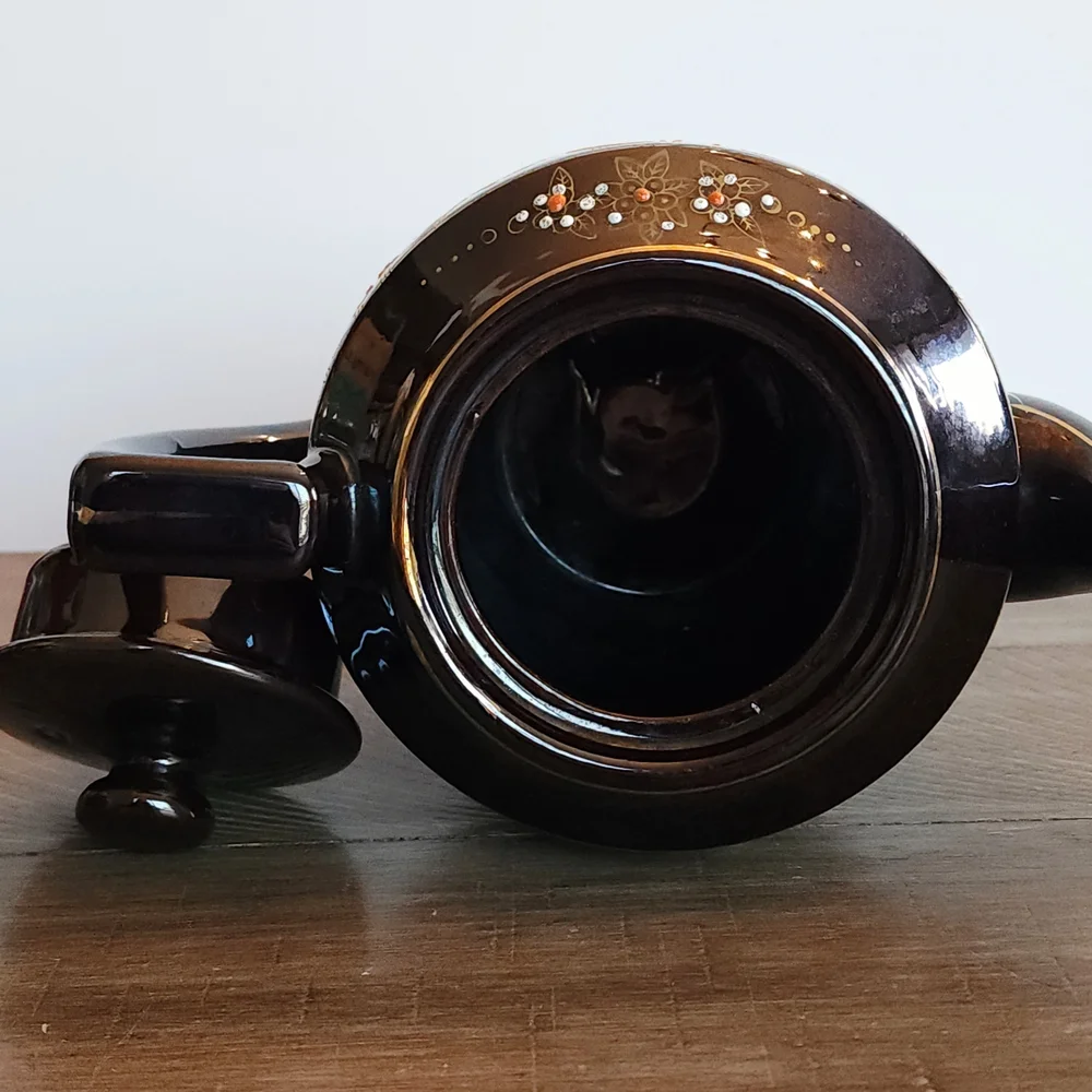 1940s‎ Vintage Japanese Moriage Teapot
